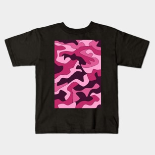 Pink Camo Kids T-Shirt